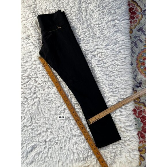Cysm Push Up Pants Womens XL Black Stretch Front Zip High Rise Pull on Lifetouch - Picture 3 of 11